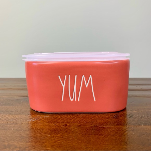Rae Dunn Other - Rae Dunn “Yum” Square Dish & Lid